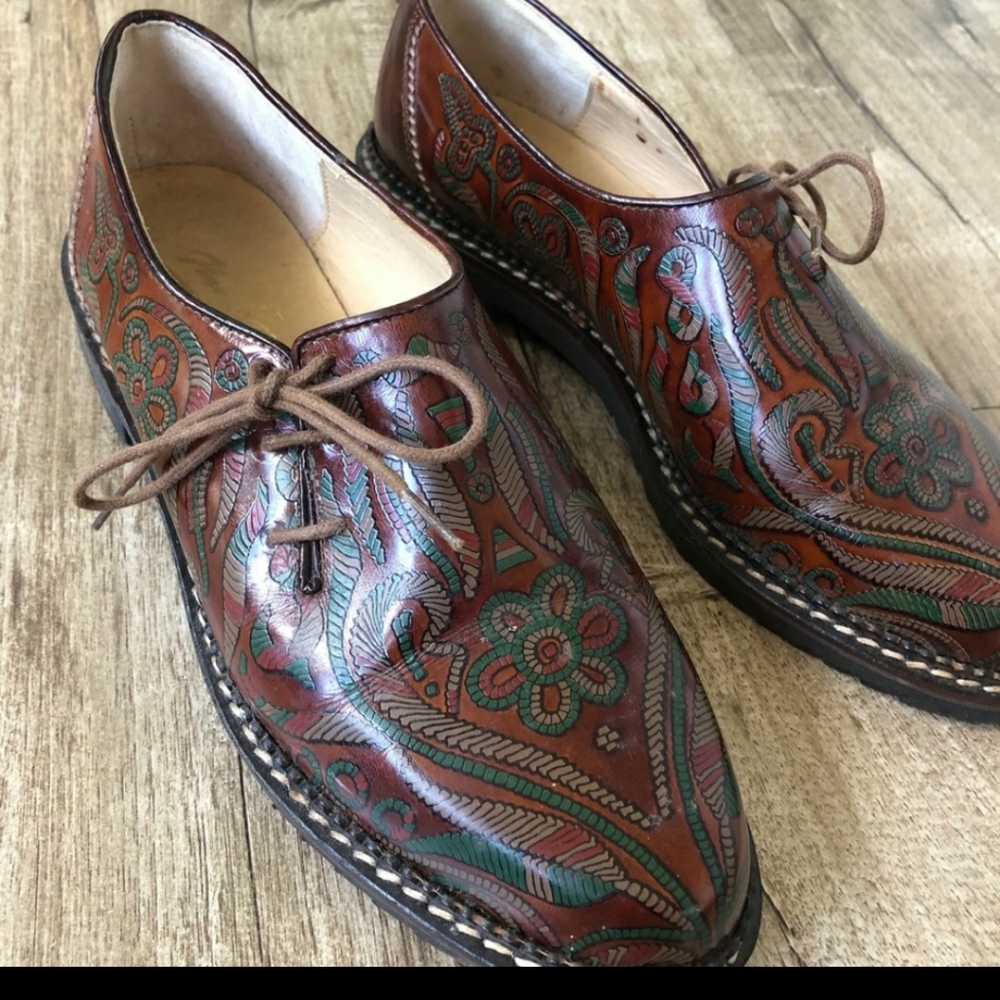 Haus Behr Painted Side Lace Leather German Loafers